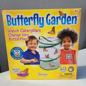 New Insect Lore Butterfly Garden Mesh Habitat with Voucher STEM Toy Insect SET